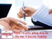 Tư vấn xin giấy phép đầu tư của minh mcc.group 