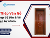 Cửa thép vân gỗ sự kết hợp độ bền và vẻ đẹp tự nhiên 