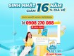 Vietnam airlines   ưu đãi 16 nhân dịp sinh nhật 