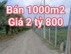 Bán lô đất 1000m2  giá chỉ 2 tỷ 800  bình lợi   bình chánh ...