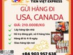 Gửi hàng đi USA, Canada   Tiến Việt Express 