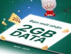 Tặng 20k và 2gb data miễn phí khi đăng ký mypoint 