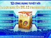 Cần tìm đại lý phân phối độc quyền trùm lợi khuẩn dl12 chiết khấu cao...