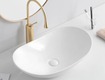 Lavabo Đặt Bàn Thuyền Trắng Sứ Ceramic LA 03T 