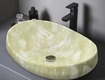 Lavabo Đặt Bàn Oval Vân Đá LA 78 