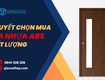 Bí quyết chọn mua cửa nhựa abs hàn quốc chất lượng 