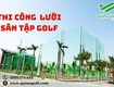 Thi công lưới sân tập golf 