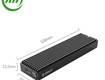 Tốc độ vượt trội với hộp ổ cứng m2 orico m2pv c3 bk 