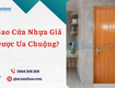 Tại sao cửa nhựa giả gỗ được ưa chuộng 