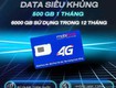 Cung cấp sỉ lẻ sim 5g 1 năm mobifone 