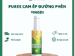 Puree cam ép đường phèn, yingdi,1.25kg 