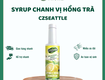 Syrup chanh vị hồng trà ,czseattle, 1.25kg 