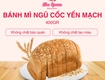 Bánh mì ngũ cốc yến mạch nguyên cám 400gr   the queen bakery 