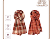 Khăn quàng cổ plaid scarves kích cỡ 188 61  đỏ 