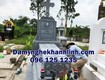 Mộ đá công giáo   mẫu thiết kế tôn nghiêm và trang trọng 