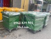 Cung cấp thùng rác công cộng có bánh xe kéo, xe đẩy rác, xe đẩy...