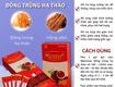 Tăng cường sức khỏe với trà đông trùng hạ thảo