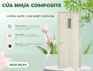 Cửa nhựa giả gỗ Composite đẹp bền 