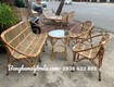 Bàn ghế mây sò phòng khách