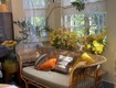 Băng ghế sofa mây xòe