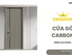 Cửa gỗ carbon tại bình dương ưu điểm gì khiến khách mê