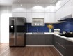 Tủ bếp mdf phủ acrylic an cường hiện đại