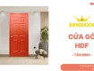 Cửa gỗ hdf tại tân bình thi công giá tốt