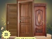 Cửa gỗ tự nhiên siêu bền đẹp