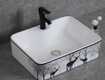 Lavabo đặt bàn vuông hươu mtla 08h
