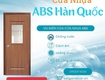 Cửa nhựa abs hàn quốc