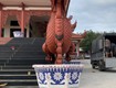 Chậu hoa dán sành sứ chậu khảm sành cẩn miễng