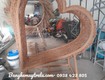 Ghế chụp hình ngoài trời mây tre đan