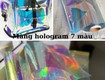 Màng nhựa pvc dẻo tại hà nội hologram 7 màu