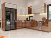 Tủ bếp acrylic bóng gương nâng tầm không gian bếp