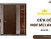 Cửa gỗ mdf melamine tại gò vấp phù hợp mọi không gian