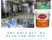 Sơn kova kl5 sơn sàn đa dụng, dùng đâu cũng chuẩn