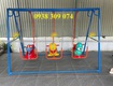 Xích đu 3 con thú, xích đu thú treo, xích đu mầm non 
