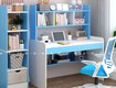 Bàn học trẻ em gỗ mdf kết hợp kệ sách đa năng