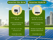 Inverter on grid   inverter Hybrid   Nên chọn loại nào cho hệ thống điện mặt...