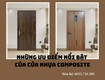 Những ưu điểm nổi bật của cửa nhựa composite