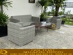 Sofa ngoài trời đan sợi nhựa giả mây đẹp và chất lượng tại tp. hcm...