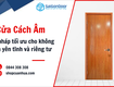 Cửa cách âm Giải pháp tối ưu cho không gian yên tĩnh và riêng tư 