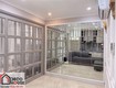 Gương trang trí khung kim loại cho sảnh tiếp tân