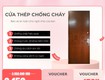 Cửa thép chống cháy an toàn sang trọng