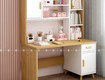 Bàn Học Trẻ Em Gỗ Công Nghiệp Màu Trắng Tinh Tế 