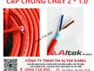 Cáp chống cháy 2x1.0 Fr Altek Kabel sẵn kho Bắc Trung Nam, giá sỉ 