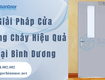 Giải pháp cửa chống cháy hiệu quả tại bình dương