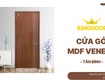 Cửa Gỗ MDF Veneer Tại Tân Bình   Mẫu Đẹp, Nội Thất Hiện Đại 