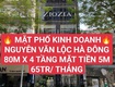 Giá tốt cho thuê nhà mặt phố Nguyễn Văn Lộc, Hà Đông 80m x 4 tầng,...