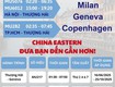 Đường bay mới đến Châu Âu từ hãng China Eastern Airlines 